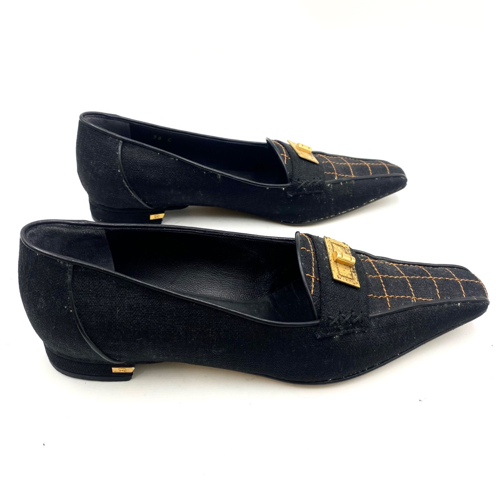 ハイヒール スクエアキルトマドモアゼル