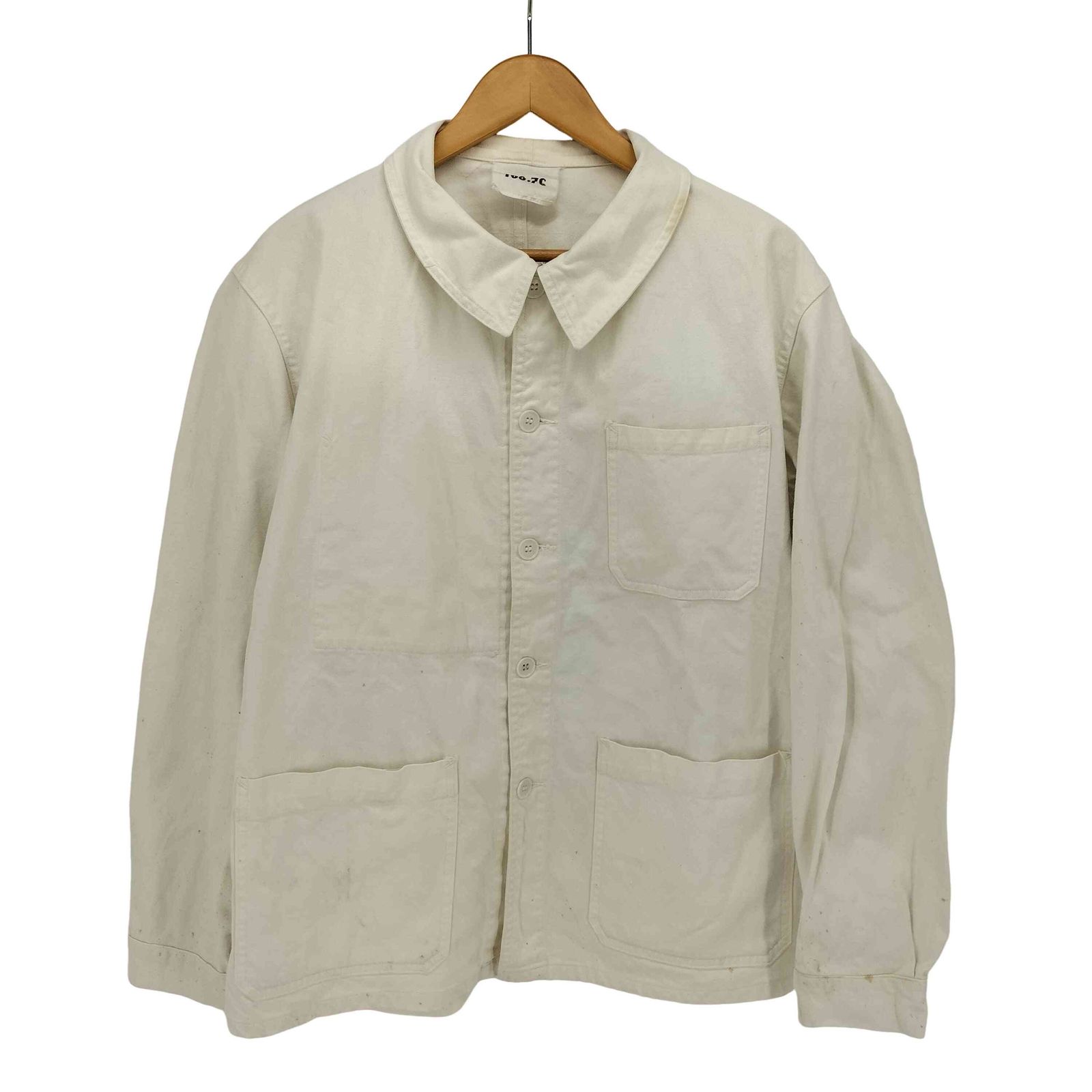 ユーズドフルギ USED古着 1971年製 70S CONFECTION INDUSTRIELLE 108.76 コットン カバーオール ワーク シャツ ジャケット メンズ 表記無 