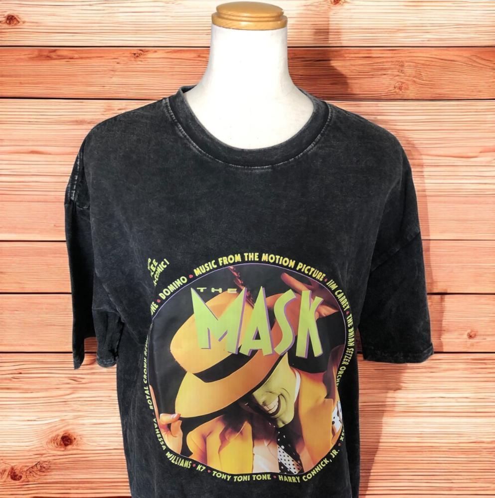 希少デザイン】THE MASK 映画Tシャツ ヴィンテージ調2XLジムキャリー