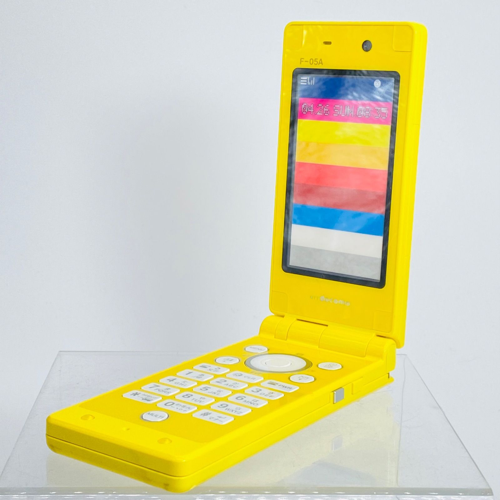 【未使用】キッズ携帯/docomo/イエロー docomo FUJITSU キッズケータイ F-03J イエロー - メルカリ