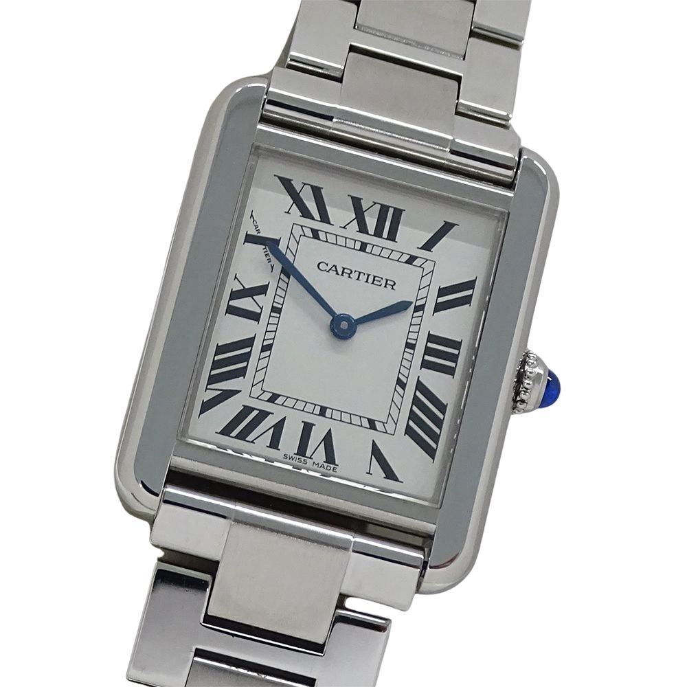 【Cartier】 カルティエ 腕時計 タンクソロ シルバー 可動品 レディース 楽天市場】カルティエ - タンク ソロ | CARTIER | W5200026 | XL