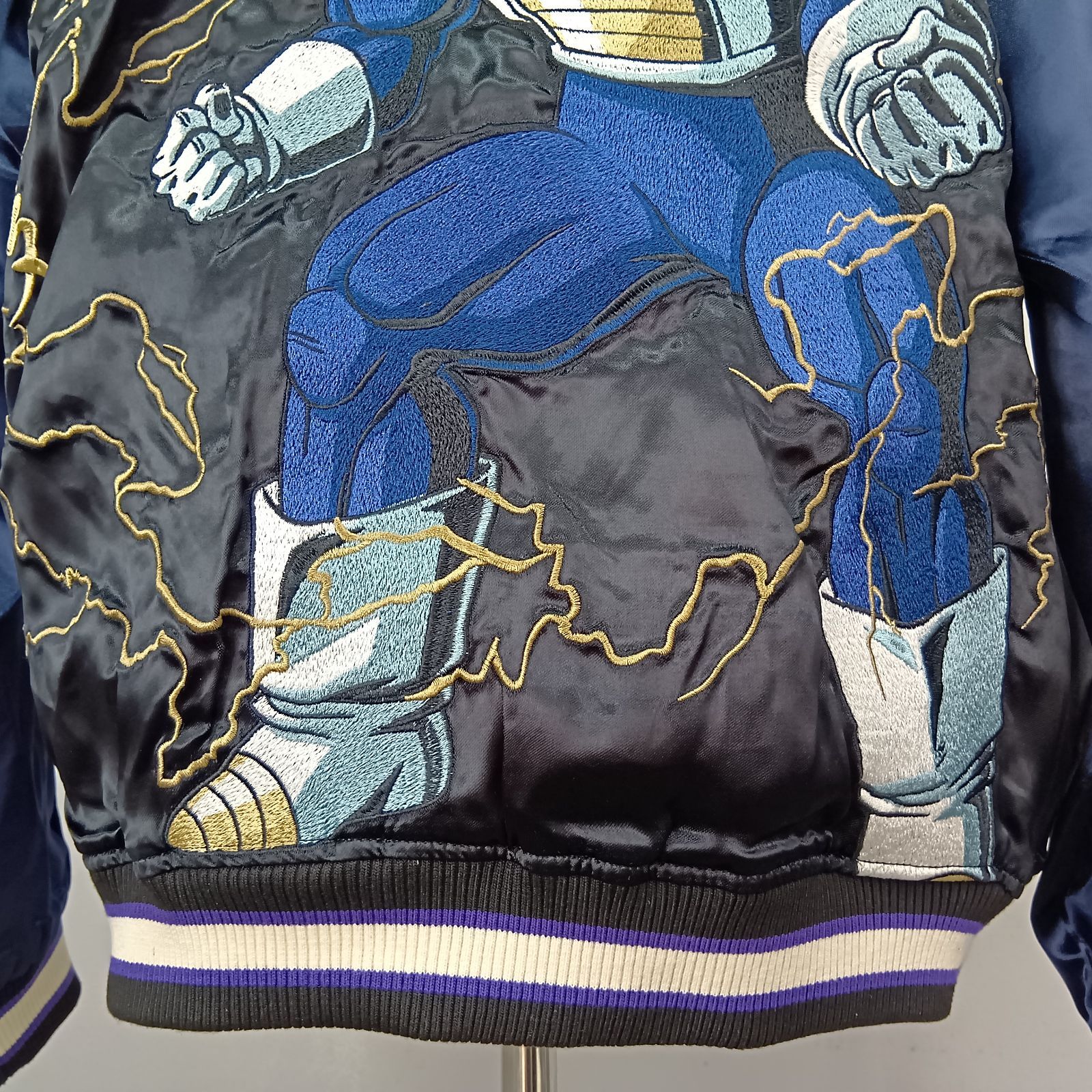 絡繰魂 ドラゴンボールZ コラボ ベジータ 総刺繍 スカジャン