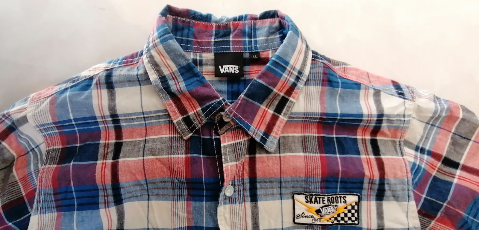 VANS バンズ チェックシャツ ワッペン - メルカリ