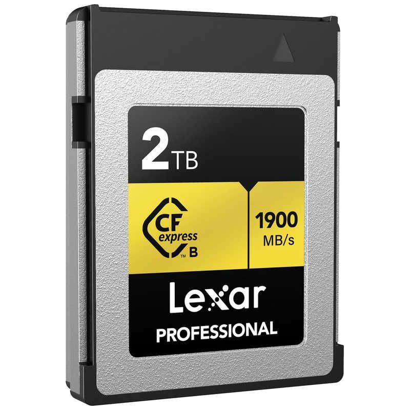 【激安!正規品!!】 未開梱 LEXAR CFexpressカード Type-B GOLD 2TB LCXEXPR002T-RNENJ サマーセールも開催中。