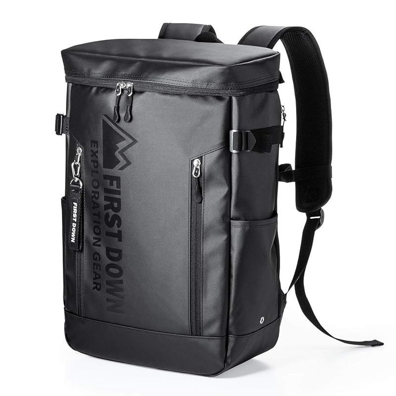 在庫 サンワダイレクト FIRST DOWN リュック メンズ 大容量 22 L 17ポケット 撥水 通勤 通学 200