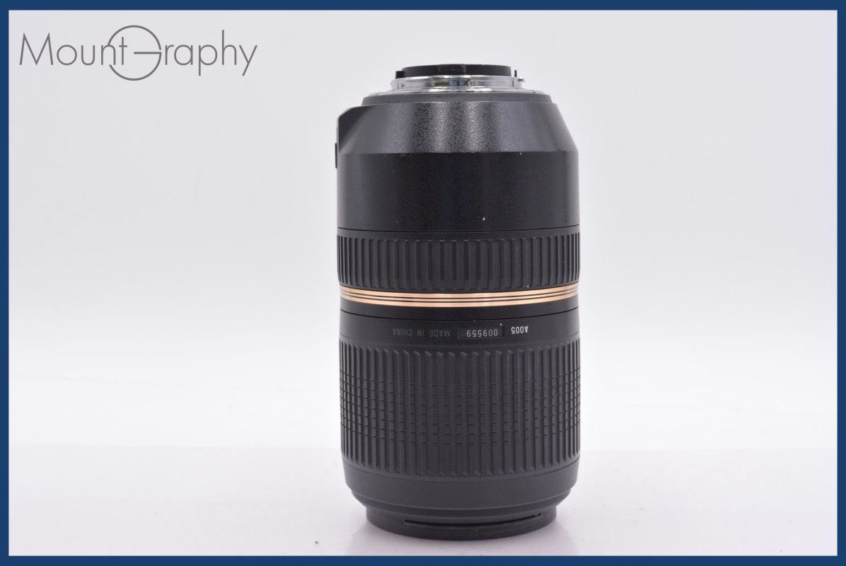 幸せ 上 タムロン TAMRON Di VC SP 70-300mm F4-5.6 前後キャップ-レンズフィルター付 ニコンF用 AF 完動 同梱可 am216