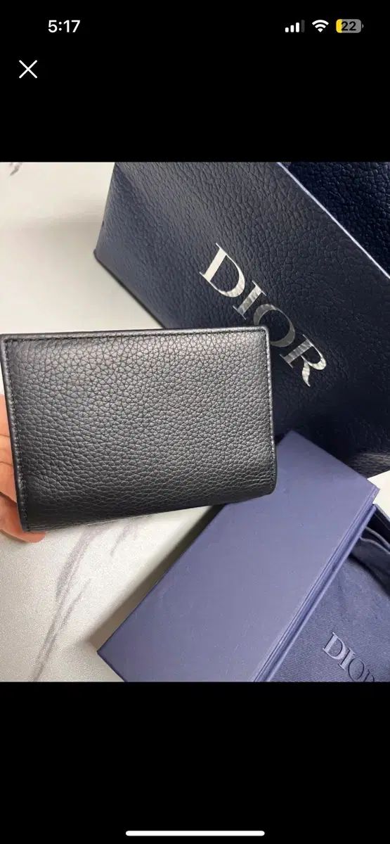 Dior ディオール saddle バーティカル 2 甘い カードウォレット