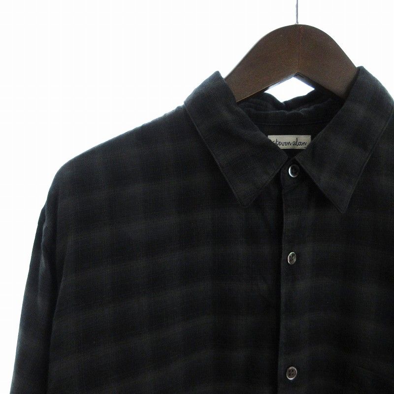スティーブンアラン Steven Alan オンブレーチェック ネルシャツ
