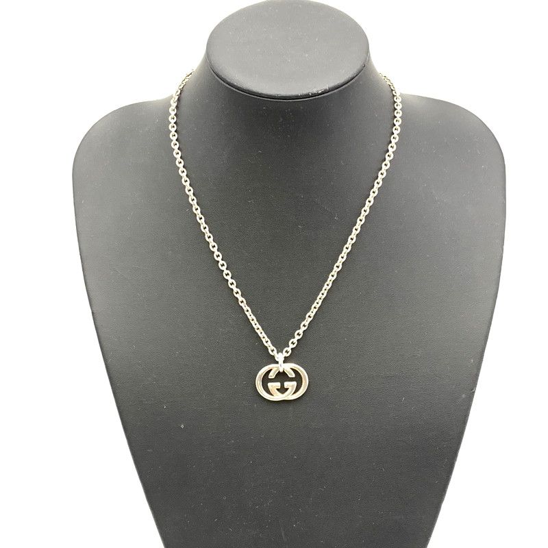 GUCCI グッチ ネックレス Sv925 - 4800425M0005 GUCCI(グッチ) / ネックレス/SV925/SLV/トップ有/メンズ | 中古