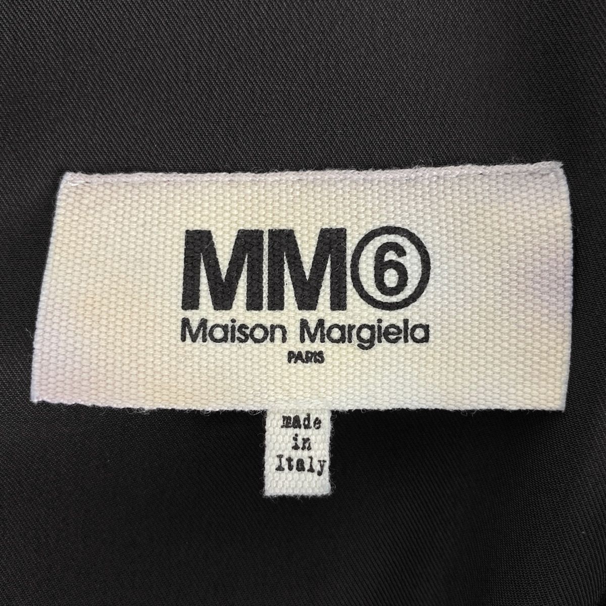 メゾン マルジェラ Maison Margiela エムエム6 ロング コート ステン MM6 アウター その他コート ポリエステル ポリウレタン ブラック レディース GULLKHAN_COM