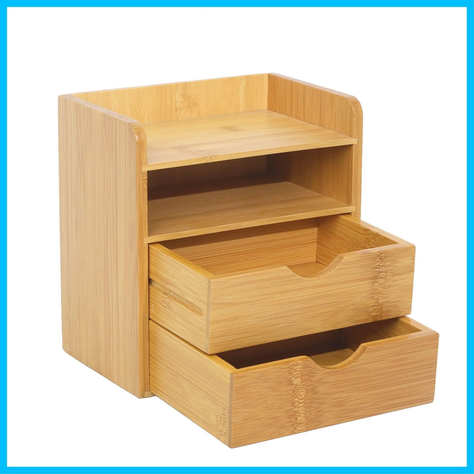 竹製卓上収納ボックス​ 小物入れ 卓上収納 棚 ラック 竹製卓上収納