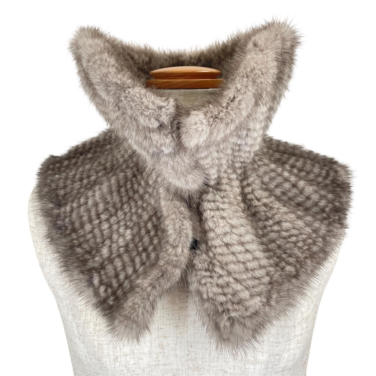 ▲WEEKEND MaxMara ウィークエンドマックスマーラ サファイアミンク SAPPHIRE MINK スヌード ベージュ 正規品 レディース