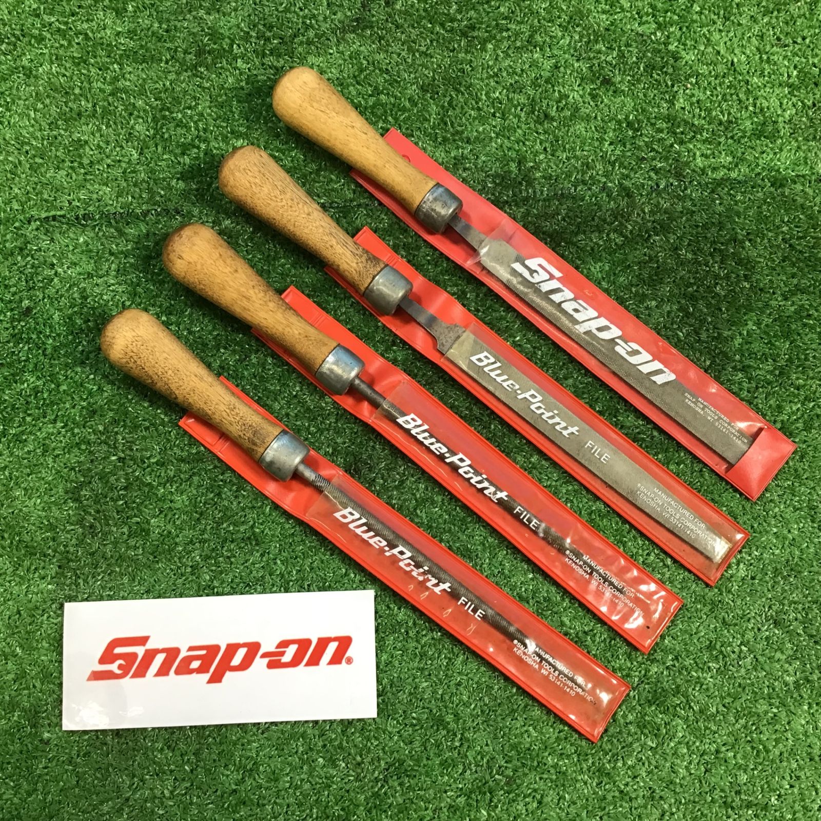 中古品】スナップオン(Snap-on)/ブルーポイント 棒やすり 4本セット  
