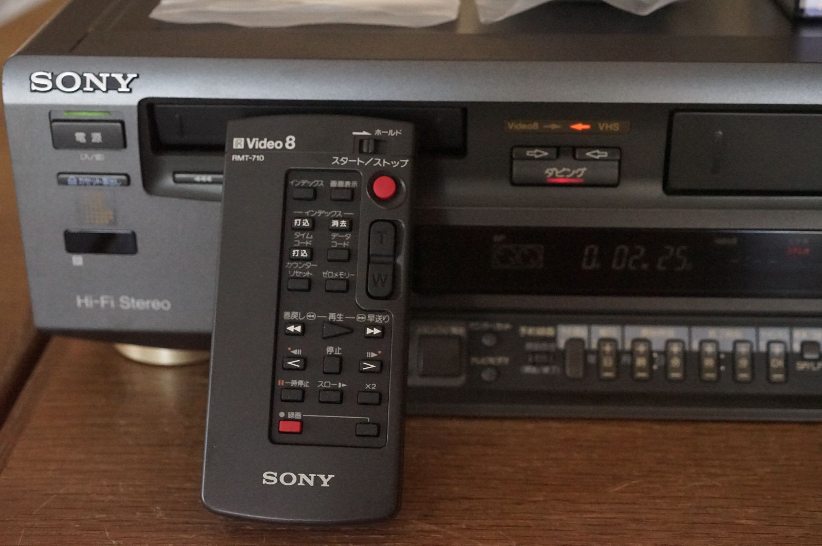 動作保証あり SONY WV-H3 VHS／HI8 ビデオデッキ - メルカリ
