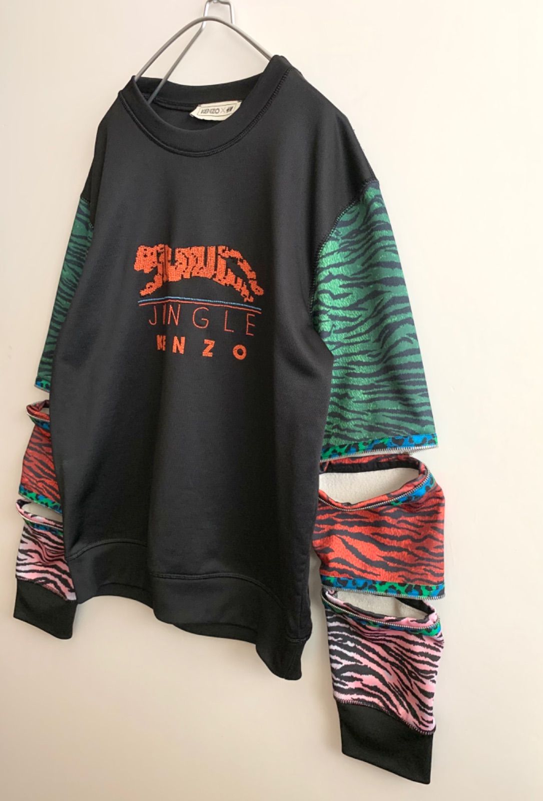 KENZO × H&M 袖ジップ ジャージスウェット - メルカリ