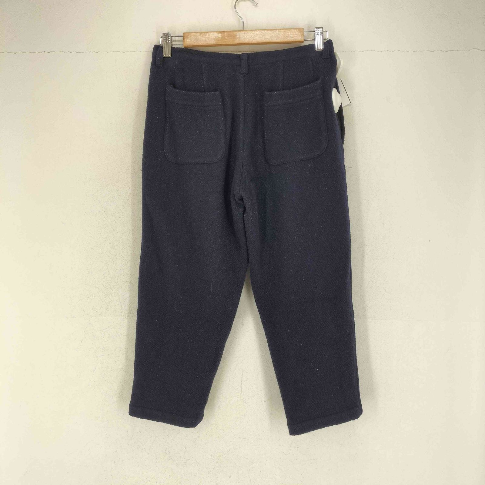 トリココムデギャルソン tricot COMME des GARCONS AD2017 17AW ウールナイロン 2タックパンツ レディース S