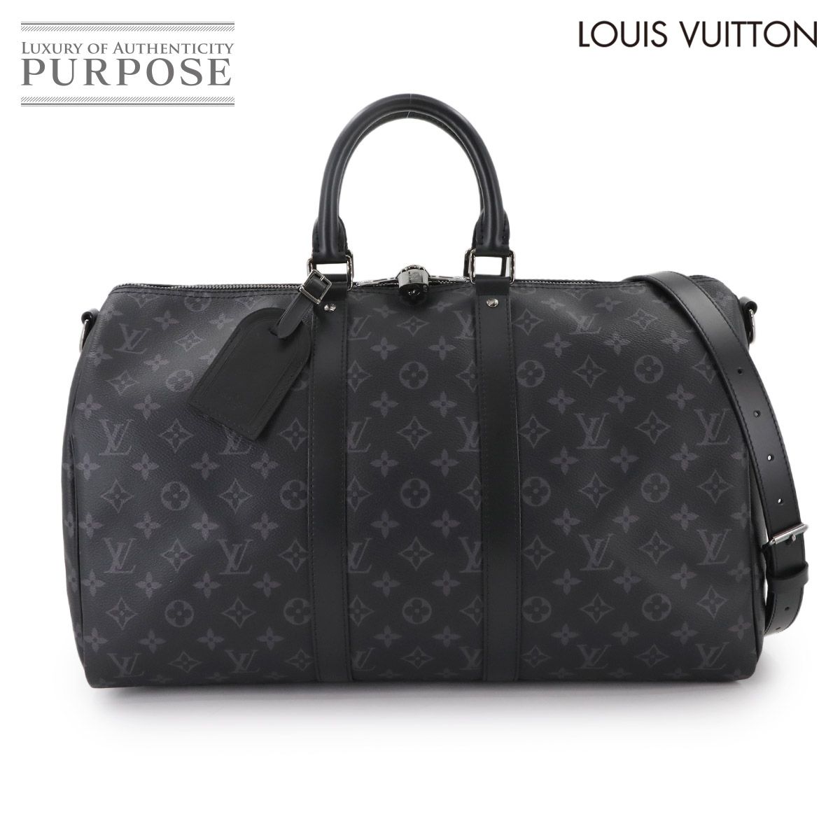 ♥ 展示品 ルイ ヴィトン LOUIS VUITTON モノグラム エクリプス キーポル バンドリエール 45 2way ボストン バッグ M40569 90294385