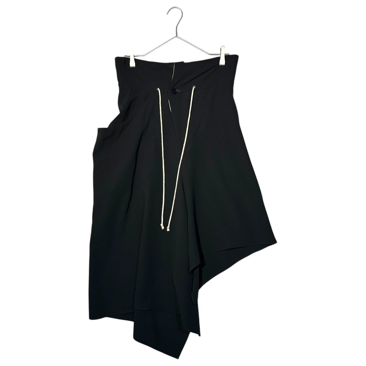 スカート Y's long skirt Y's(ワイズ) 13SS Drawcord Asymmetrical Long Skirt ドロー