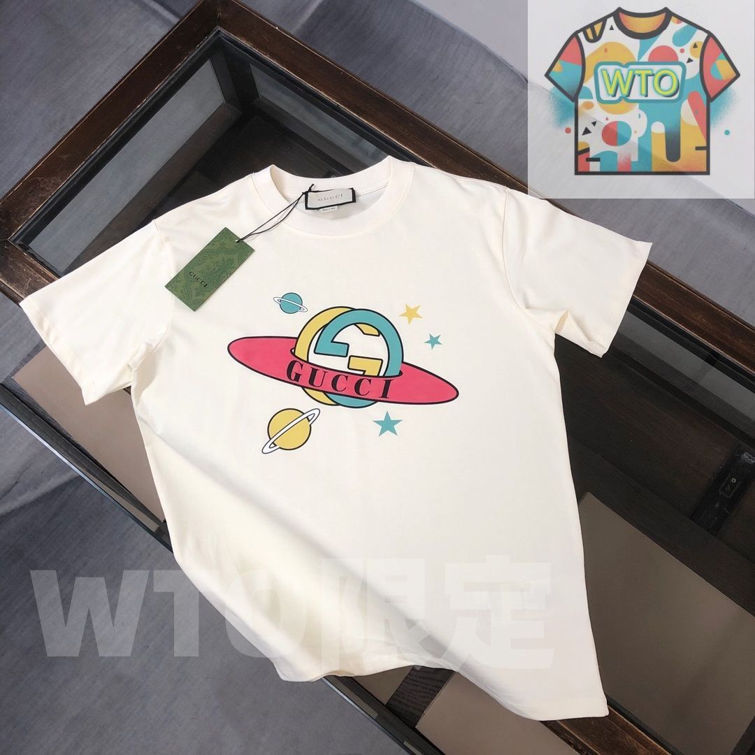 美品♡GUCCI ロゴプリント Tシャツ ホワイト GUCCI ロゴプリント 半袖 Tシャツ ホワイト