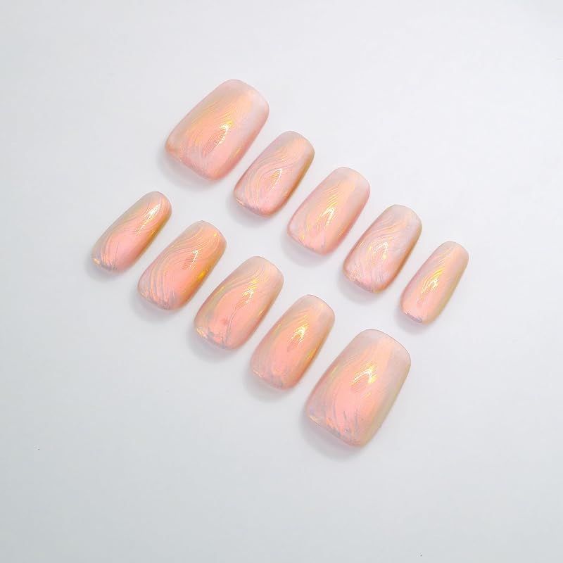 SoraraBeauty ネイルチップ 100%ハンドメイド 貼るだけネイル ジェルネイル ネイルシール セルフネイル ネイルステッカー おうちネイル ネイルデザイン セルフネイル (S01, S) 0