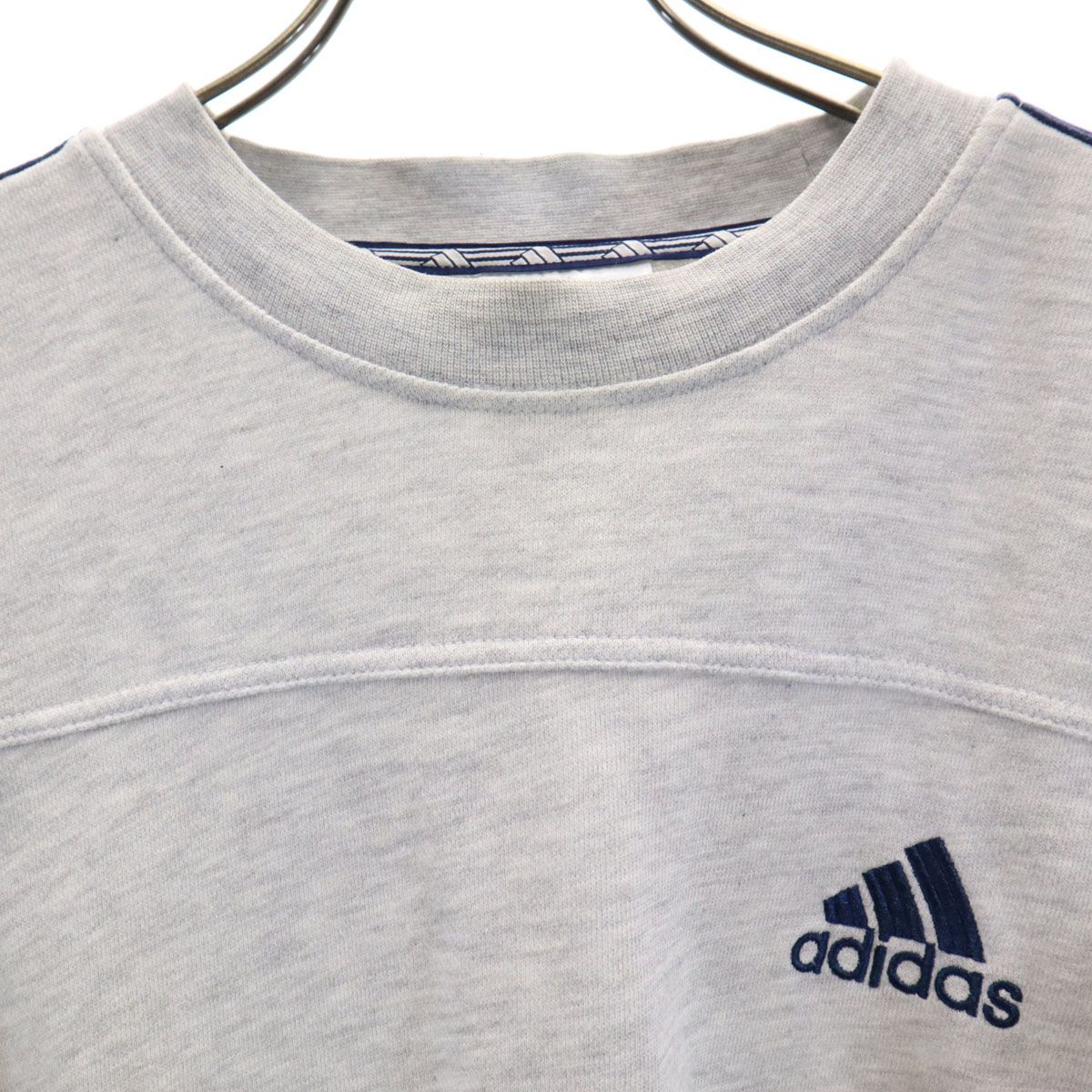 adidas アディダス 長袖 スウェット トレーナー XS グレー