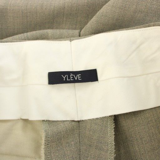 YLEVE ハイツイストサマーウールオックスフォードトラウザー サイズ2
