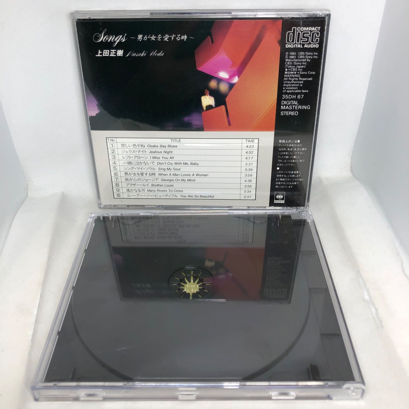 上田正樹 ソングスとⅡ 2枚セット 『Songs～男が女を愛する時