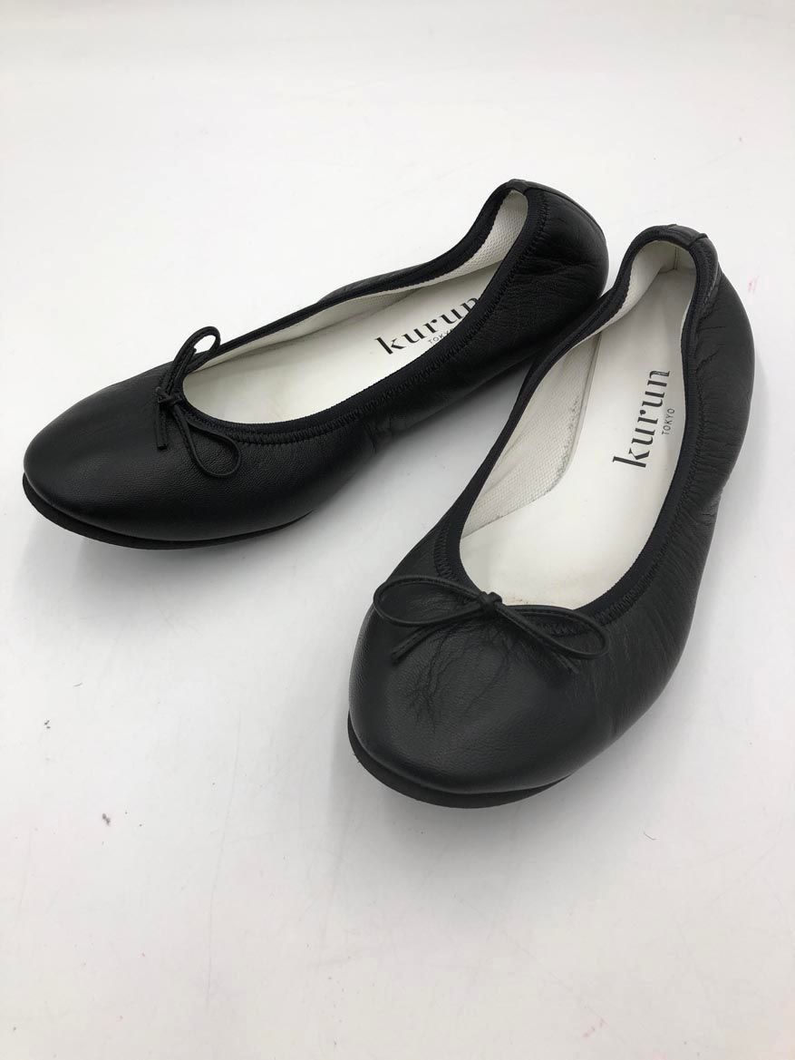 kurun TOKYO クルン トウキョウ リボン バレエシューズ フラット