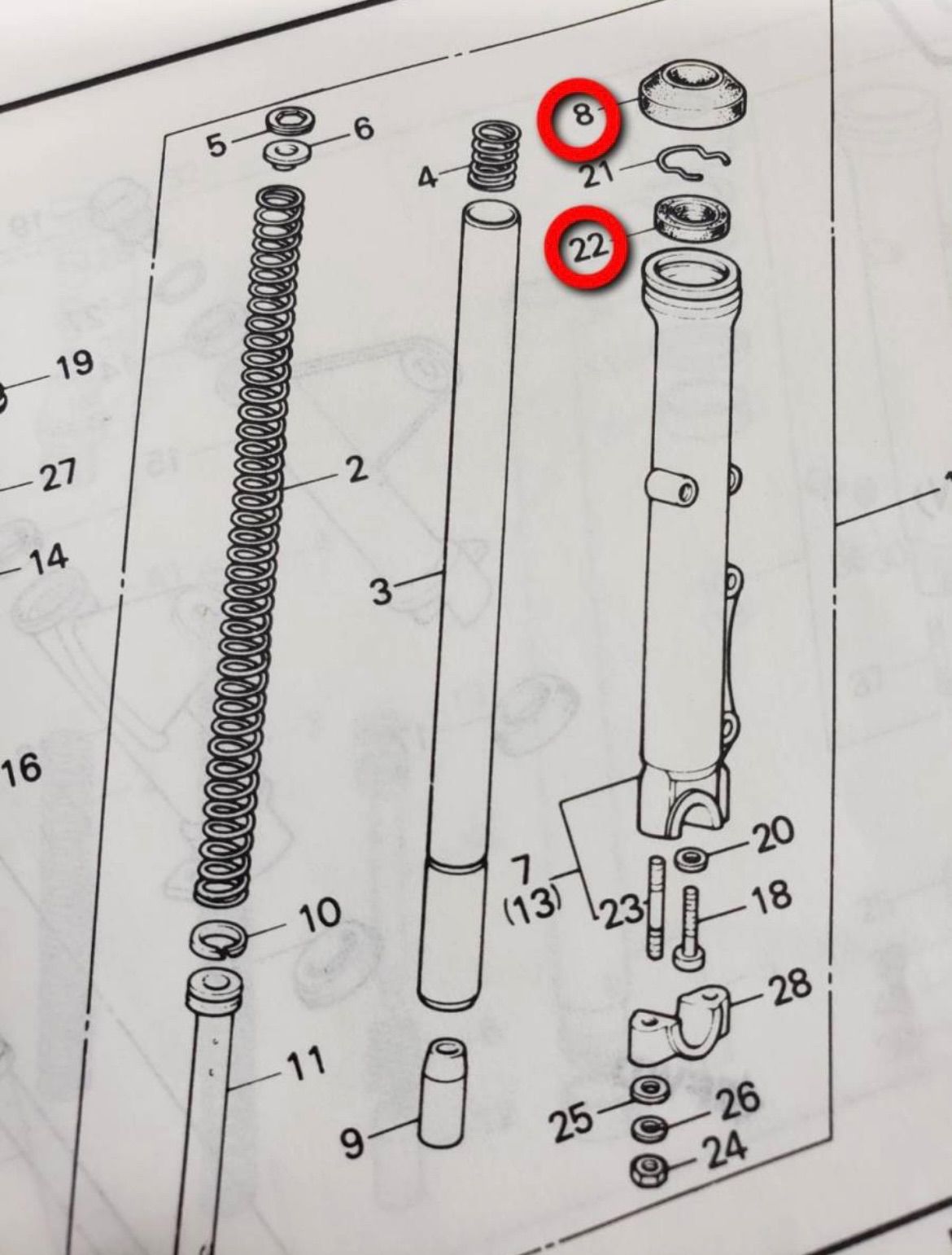 ホンダ 純正 新品 ホーク フロント フォーク ダストシール オイル