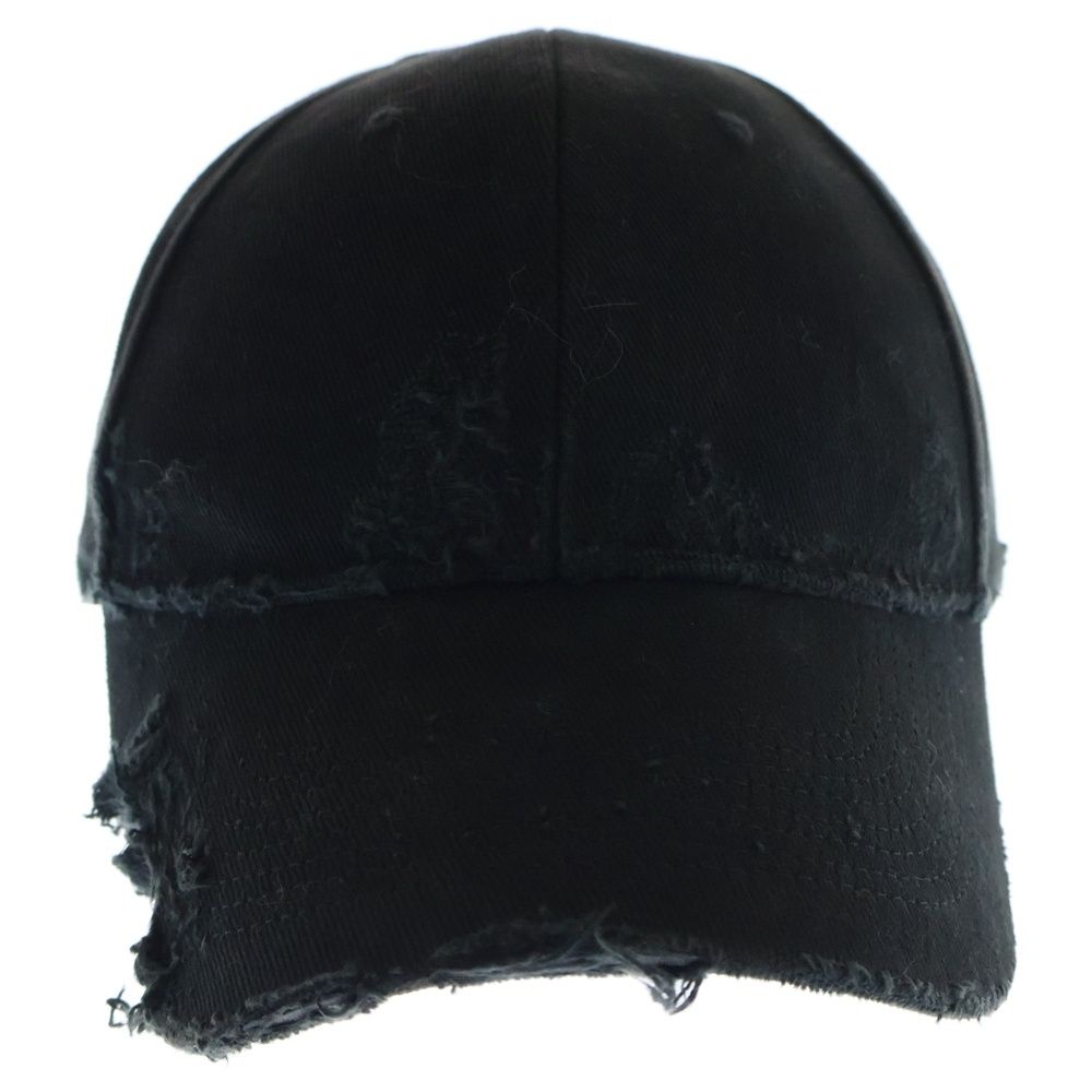 バレンシアガ【美品】キャップ　Ｌサイズ　ダメージ加工　BALENCIAGA　帽子 BALENCIAGA (バレンシアガ) ダメージ加工 ベースボールキャップ 帽子