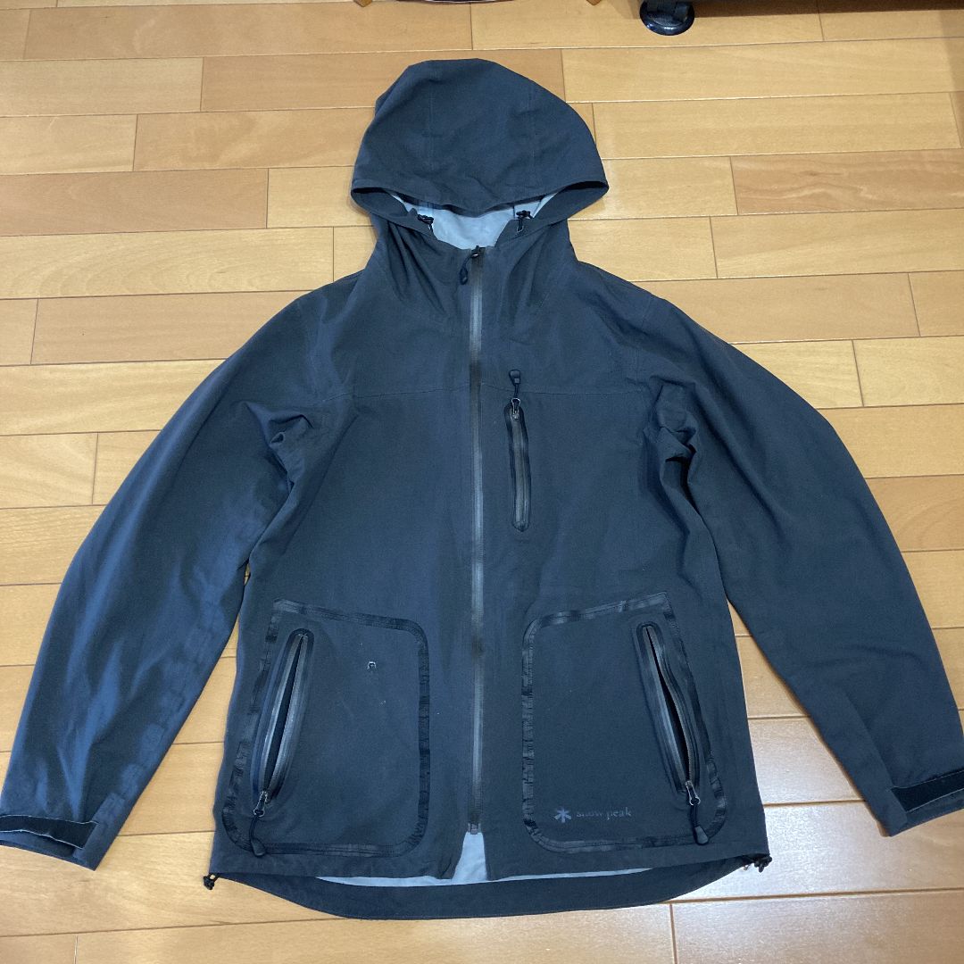 snow peak スノーピーク マウンテンパーカー ブラック XSサイズ - メルカリ