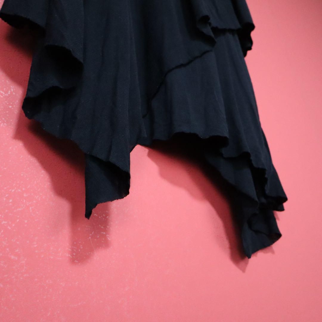 モード】ISSEY MIYAKE ベルト 二重デザイン ロングスカート