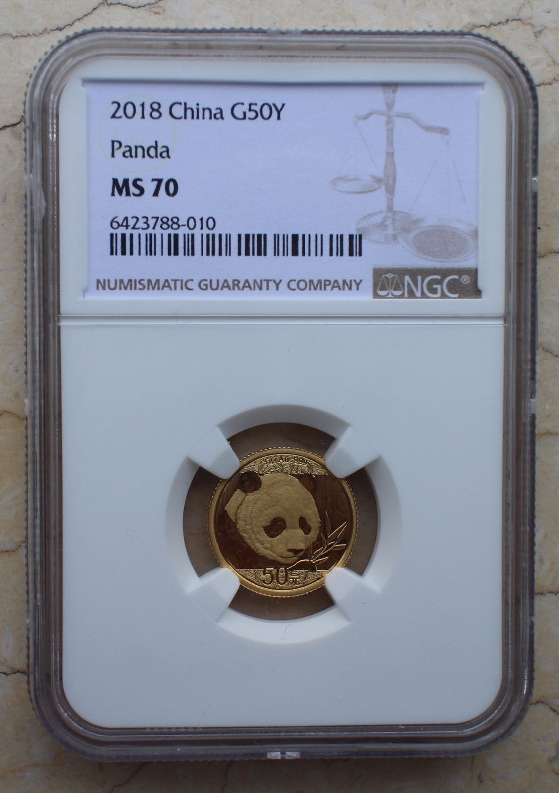 NGC MS70 China 2018 3g 3 Grams G Panda Coin