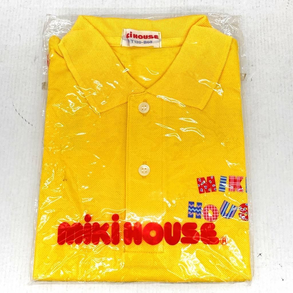 ミキハウス新品120㎝黄色ポロシャツ