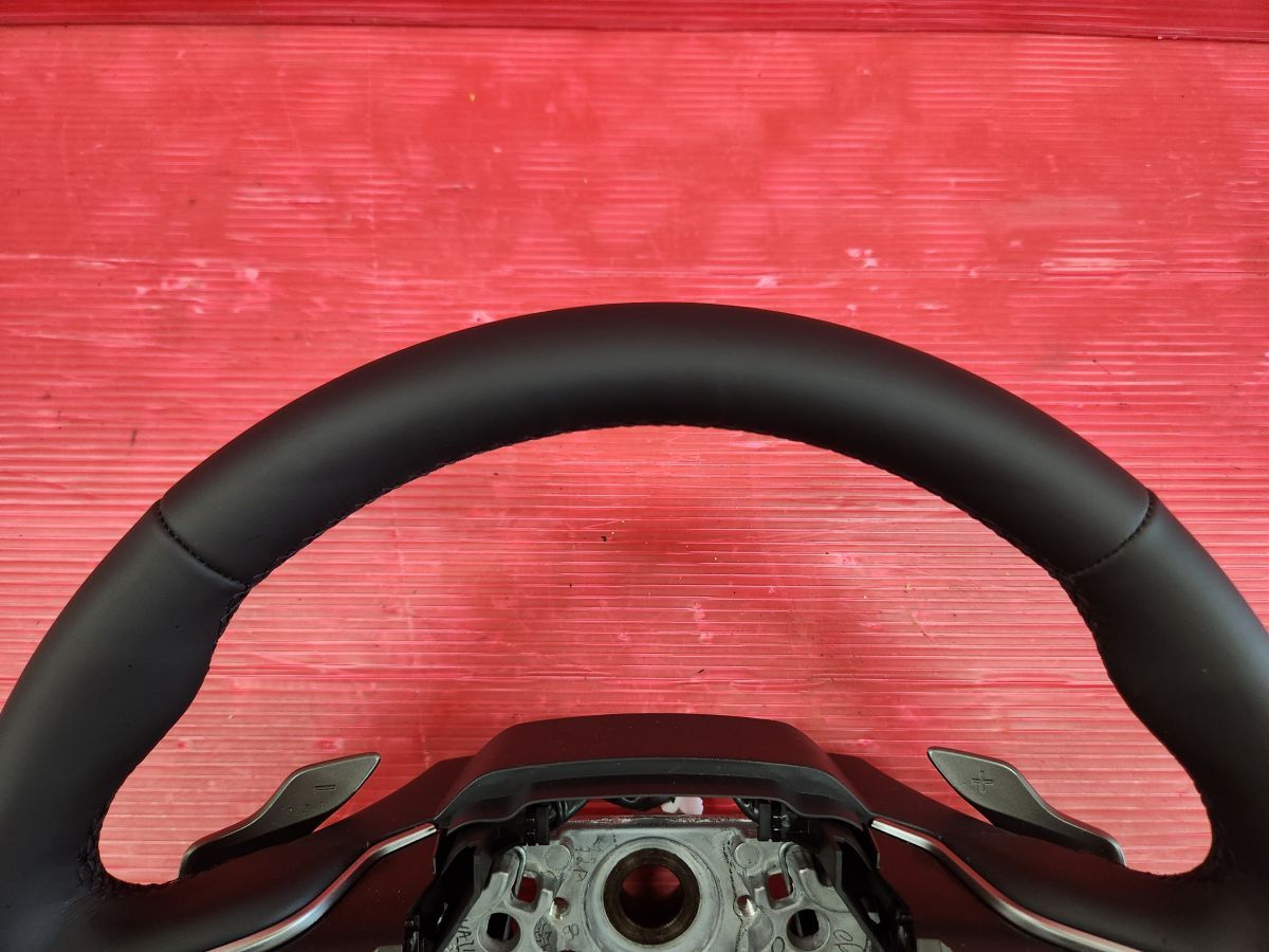 レクサス 20 NX350h バージョンL 純正 レザーハンドル AAZH20 新車外し品 864A1-78040 パドルシフト ステアリング