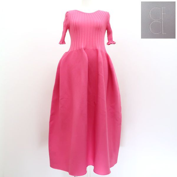 CFCL ポッタリードレス CF004KH007 ピンク size1 フ ドレス ワンピース 半袖 シーエフシーエル ◆ ◆質屋-10334