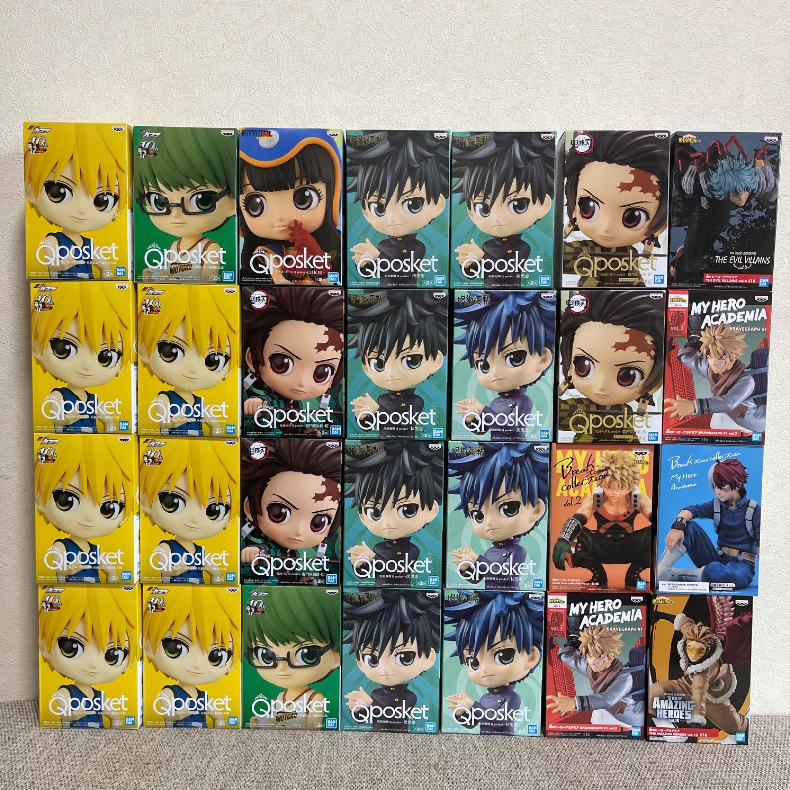 メルカリshops 黒子のバスケ ドラゴンボール 鬼滅の刃 呪術廻戦 ヒロアカ フィギュア28点 メルカリshops 黒子のバスケ ドラゴンボール 鬼滅の刃 呪術廻戦 ヒロアカ フィギュア28点