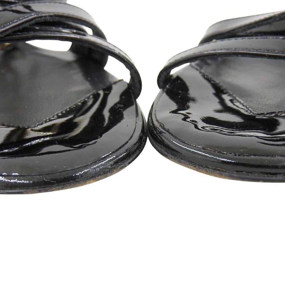 CHANEL シャネル ココマーク ブラック パンプス サンダル 22.5cm黒 CHANEL シャネル ココマーク ブラック パンプス サンダル 22.5cm