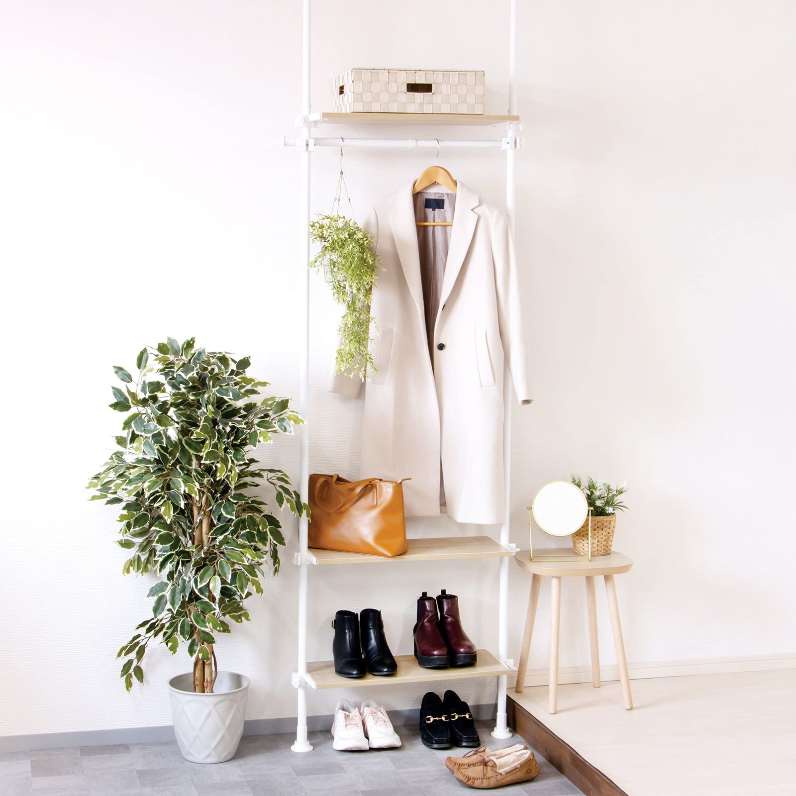 ハンガーラック 収納