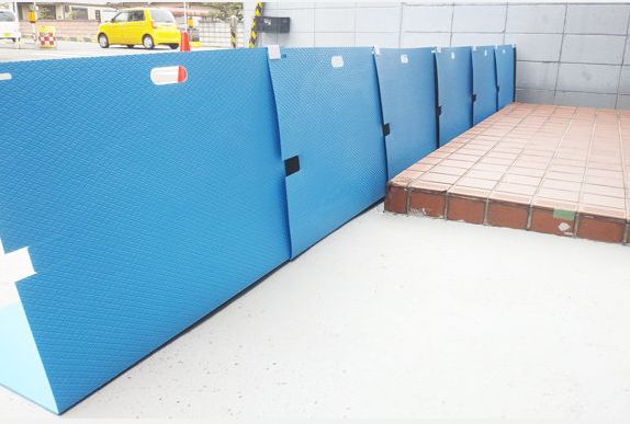 水害防止パネル 備えあれ板 そなえあればん W700mm×H500mm×D400mm３枚セット