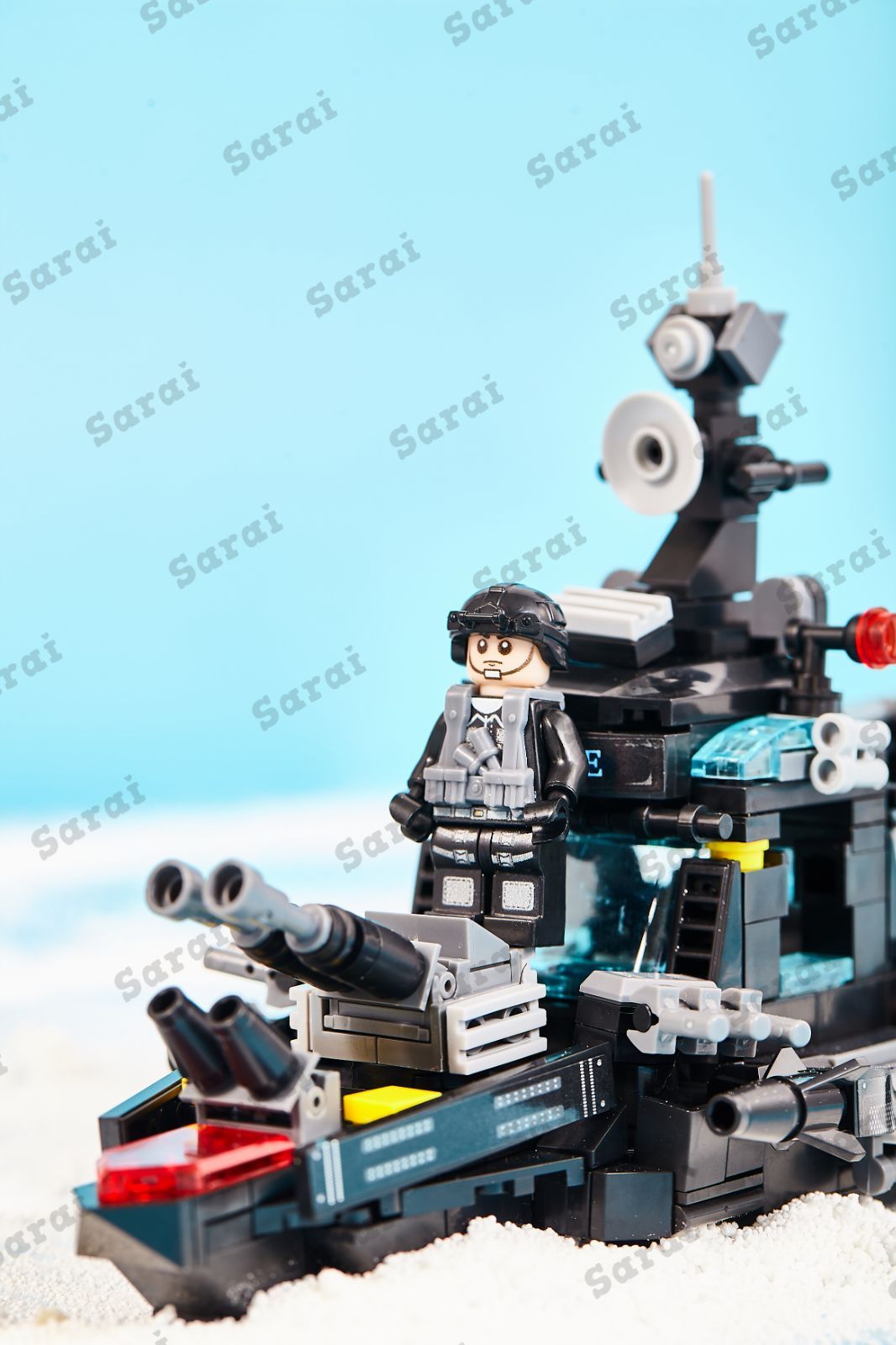 LEGO レゴ 互換 ブロック SWAT 警察 特殊部隊 戦艦 戦闘船 ミニフィグ