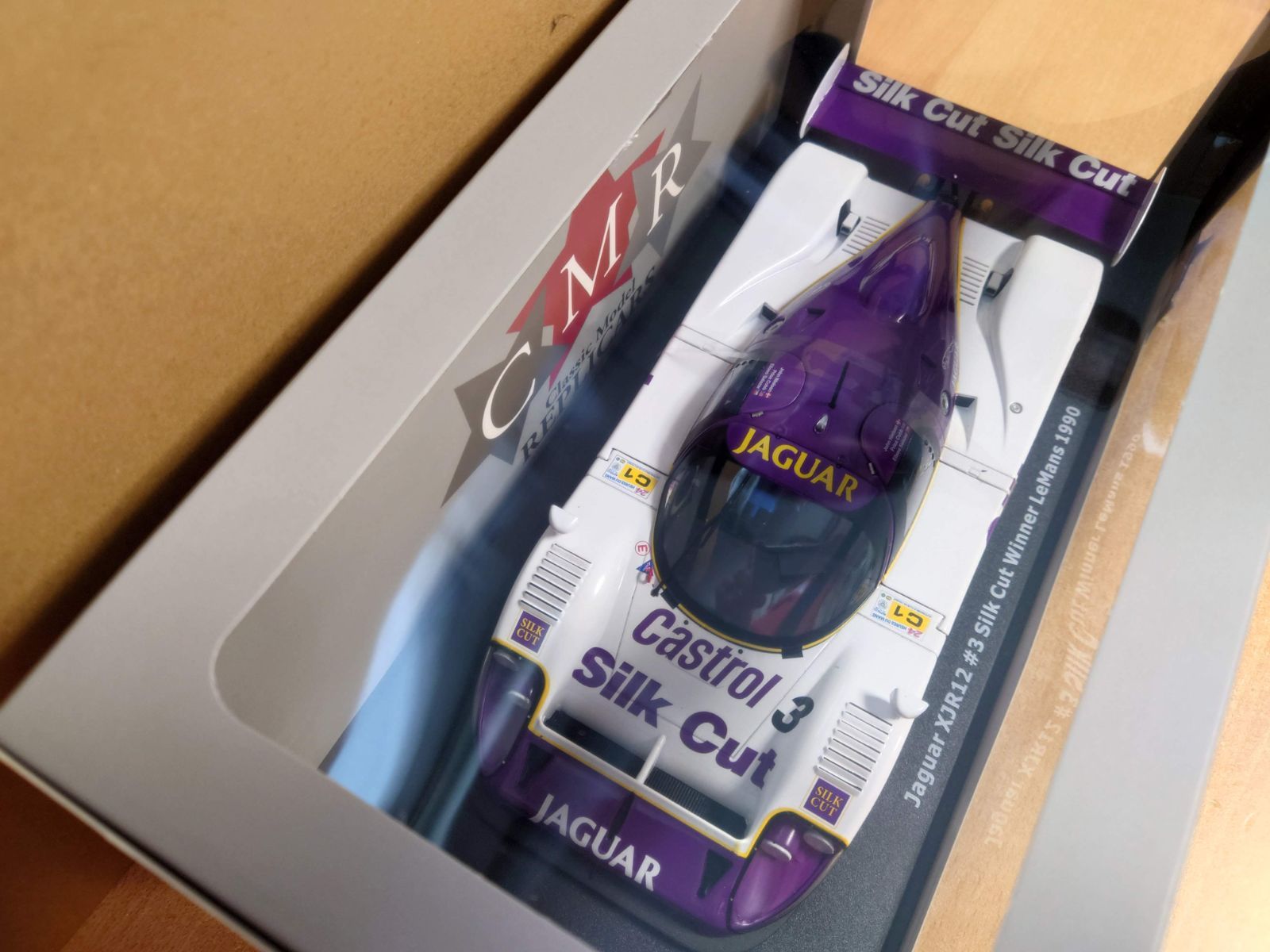 1/18 ジャガーXJR-12 #3 シルクカット ルマン1990優勝 CMR製 1/18 ジャガーXJR-12 #3 シルクカット ルマン1990優勝 CMR製