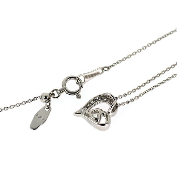 Pt900|Pt850 ダイヤモンド ペンダントネックレス 0.20ct ハート
