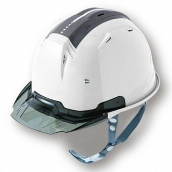 C s CLUB リフレクションスケルトンバイザーヘルメットC2型 シロ F 0381