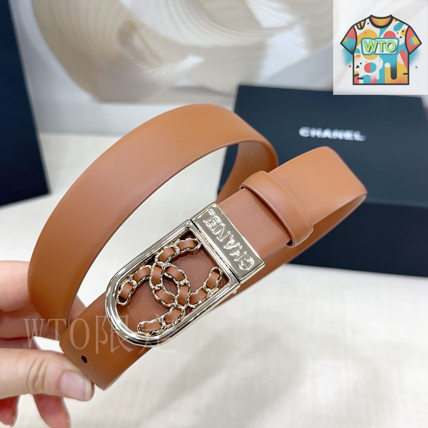 今日特価】Chanel ダブルフェイスレザーベルト-2 - メルカリ