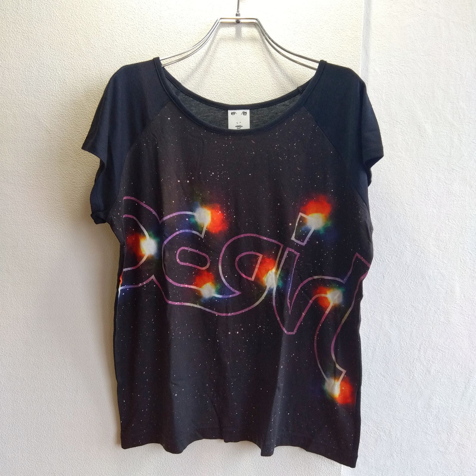 エックスガール X-girl Tシャツ オーバーサイズ 大きめ 宇宙