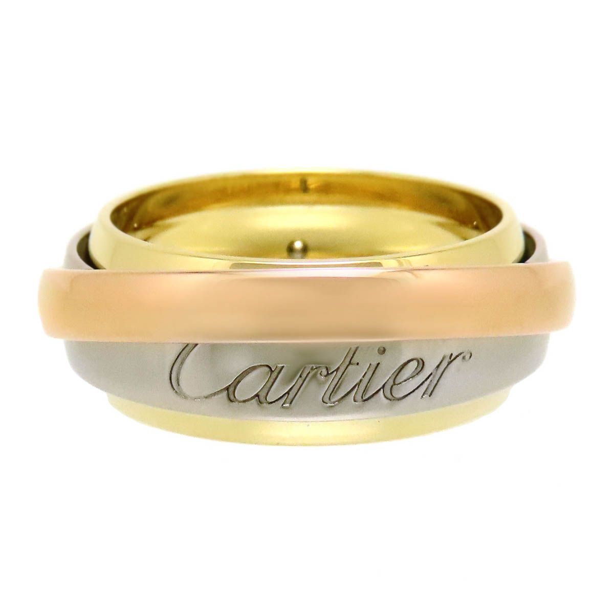 カルティエ トリニティ マストエッセンス リング 60 750 K18YG K18WG K18PG メンズ CARTIER ジュエリー