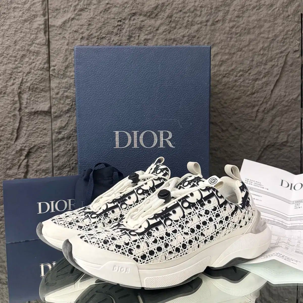 44 サイズ Dior(ディオール) オブリーク b24 カナージュ モチーフ