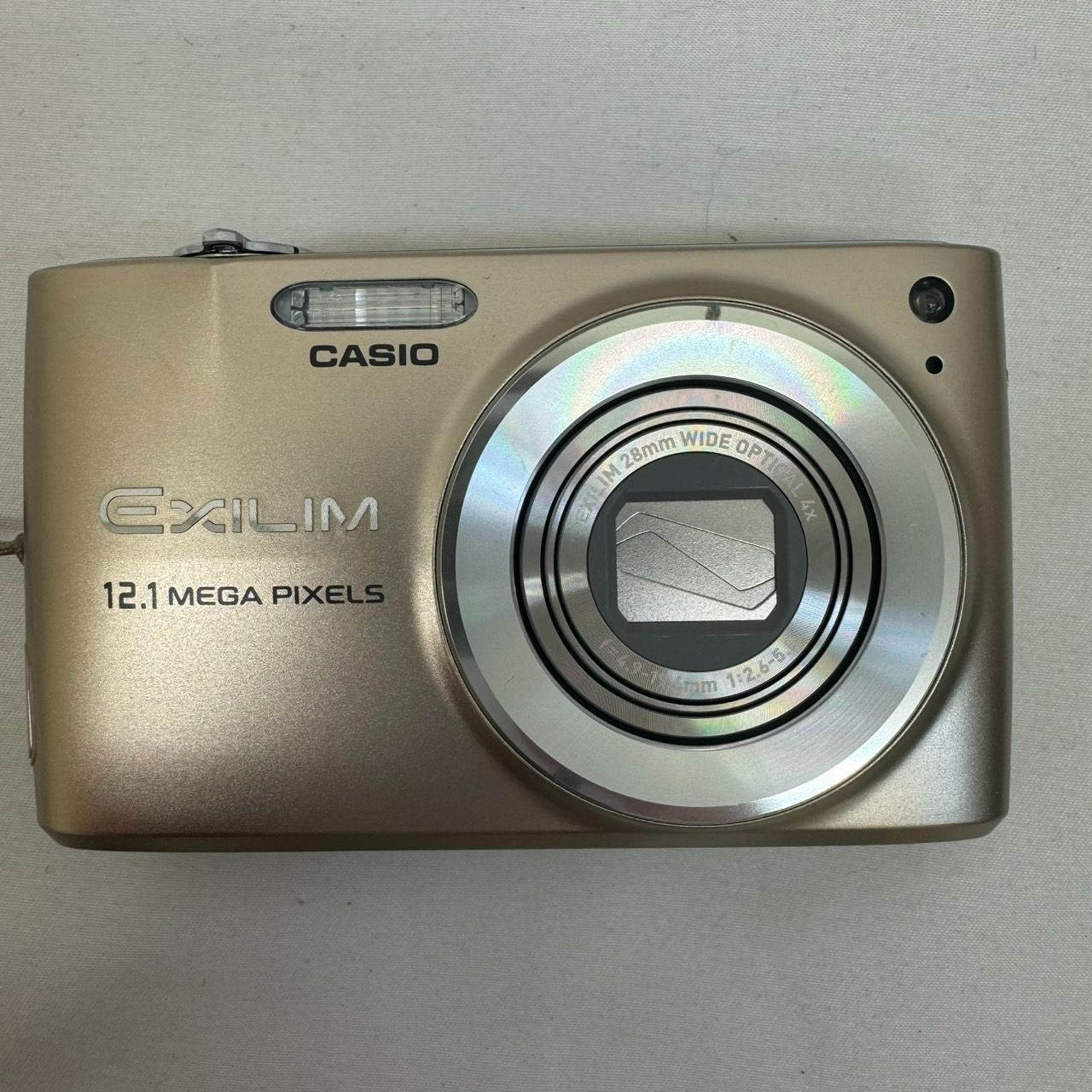 K【SDカード付】コンパクトデジタルカメラ CASIO EXILIM ZOOM EX-Z400 ゴールド