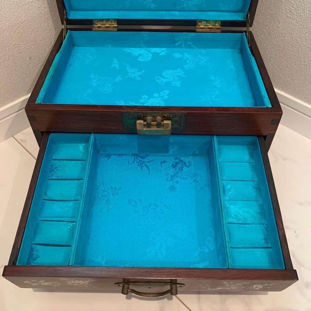 ジュエリーボックス 真鍮金具